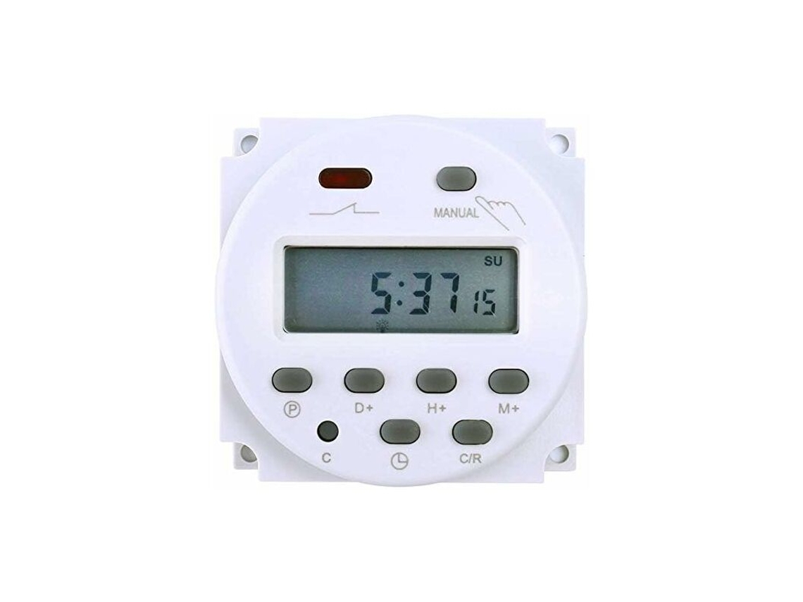Temporizador Eletrônico De 12v Com Display Lcd Programável