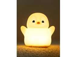 Luminária Noturna Led Em Formato De Pinguim Decoração Para Quarto Com
