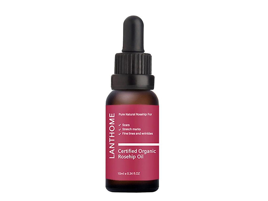 1 Garrafa De Essência De Óleo De Rosa Mosqueta Hidratante 10ml Soros Faciais Para Cuidados Com A Pele Para Mulheres Allinless