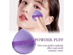 Esponja De Maquiagem Feminina, Macia, Dupla Face, Para Pó Cosmético Everley891