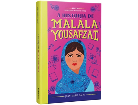 Livro A História De Malala: Coleção Inspirando Novos Leitores de Joan Marie Galat (Português-Brasil)