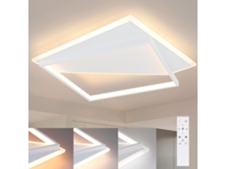 Zmh Luminária De Teto Led Moderna Com Controle Remoto E Mudança De Cor