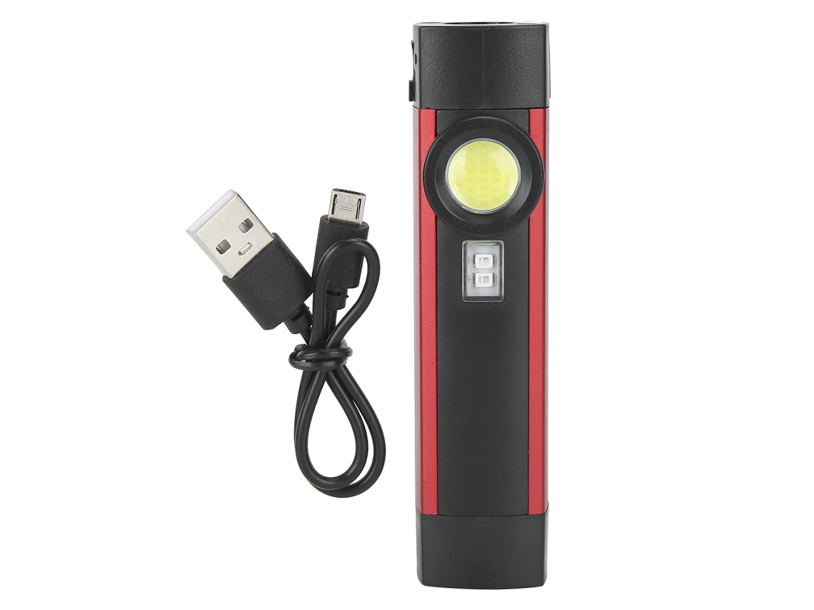 2026 lanterna Led Cob Luz Roxa Mini Recarregável Usb 4 Modos Lanterna Magnética Portátil 5w