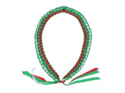 Lâmina de fita graduada 120cm ajustável 4 fios manual verde vermelho branco