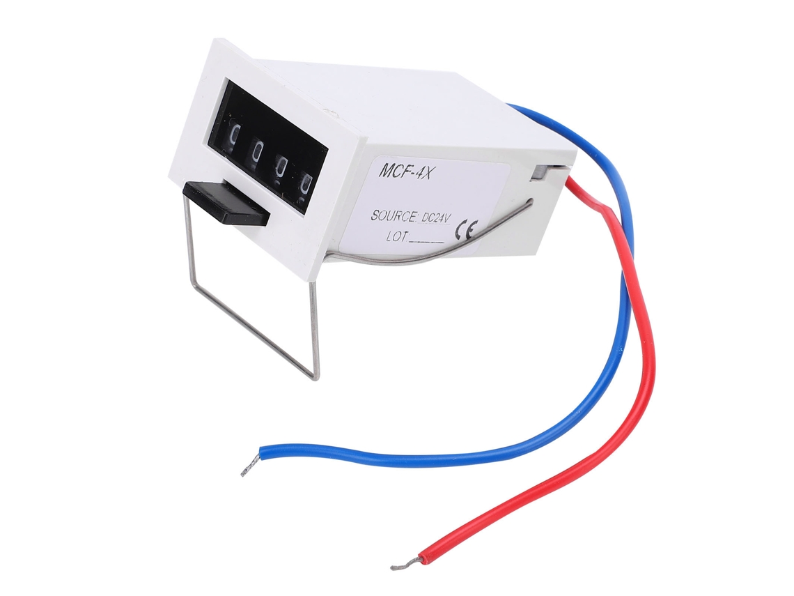 Contador De Pulso Eletromagnético Mcf‑4 Máquina De Corte E Soudagem Ultrassônica 1.5w Dc24v 6 Dígitos
