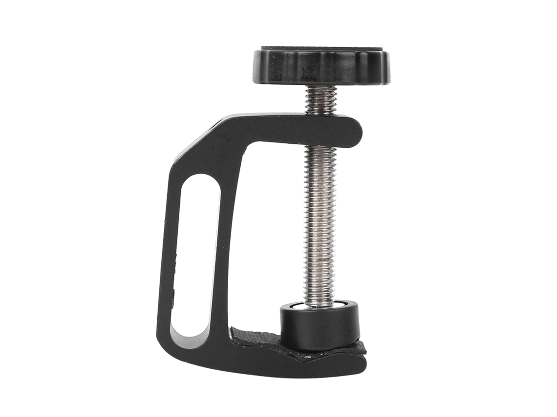 Aluminium Alloy Black C Clamp Mount Fixed Desktop Bracket For Flashlight Camera Tripod Photography LAXISCREED