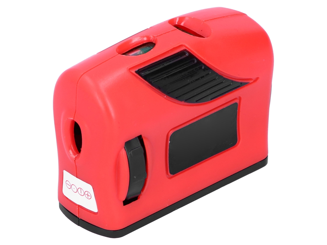 Nível de Bolha 4 em 1 com Laser, Ferramenta de Medição Multifuncional com Ângulo Ajustável, ABS