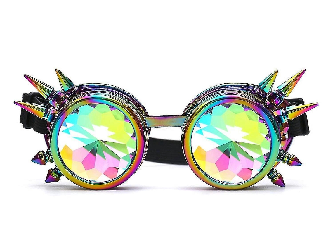 Arco-íris Rave Prism Difraction Caleidoscópio Óculos
