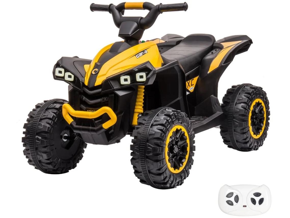Quad Elétrico Para Crianças 12v - Vrooomy Xc-sport - 2 A 5 Anos - Com Controlo Remoto - Amarelo