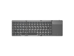 Teclado Dobrável Sem Fio Kf86 Max Compatível Com Bluetooth E Com Touchpad. Nostalgia88
