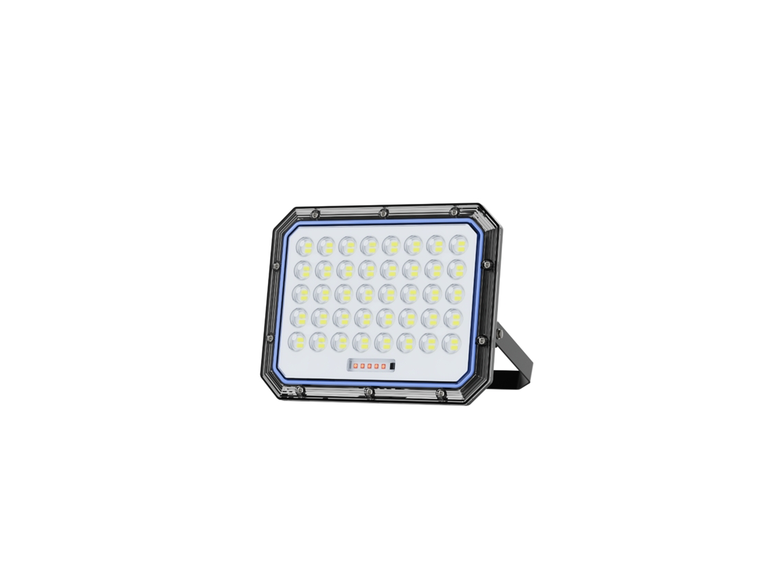 Holofote Solar Led De Alta Potência Zhuan Controlo Remoto E Sensor De Luz Jortan Tech