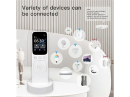 Lurelia Painel De Controlo Central Inteligente Wi-fi Tuya Com Tela Sensível Ao Toque Sem Fios E Comando Remoto Infravermelho Portátil Para Casa A