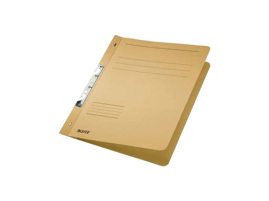 Grampeador com fenda Leitz, DIN A4, papelão Manila, camurça 250 g/m², capacidade 170 folhas, mecanismo de grampeamento 80 mm, 50 peças Esselte Leitz
