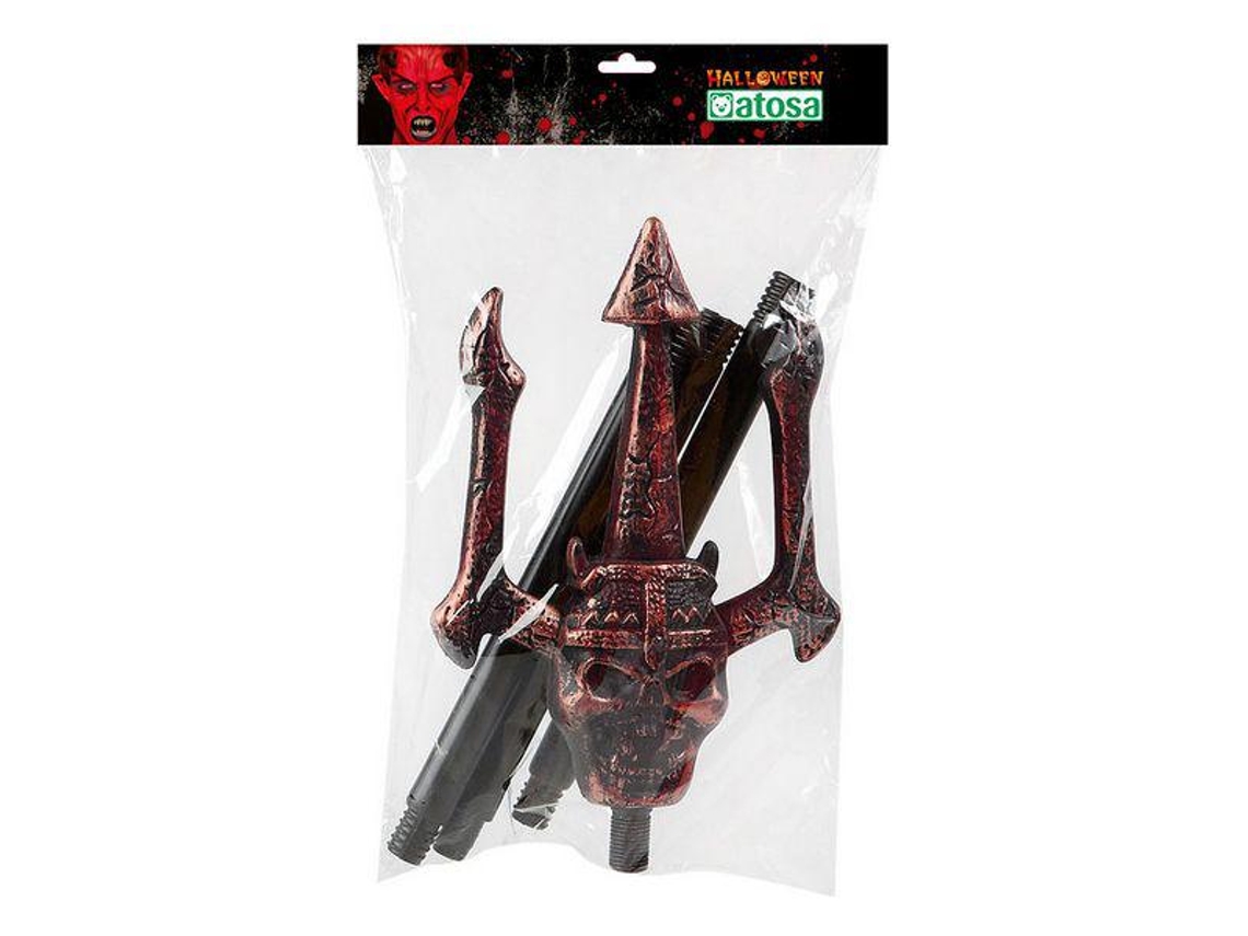 Tridente 117524 Demónio Vermelho Preto 108 Cm