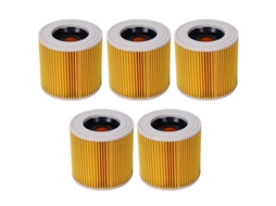 Acessório para Aspiradores KARCHER 5 un Filtro ar wd2250 wd3200 mv2 mv3 wd3 a2004 a2204 Filtro hepa