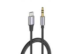 Cabo Aux Tipo C Para 3,5 Mm Cabo Aux Usb C Para Porta De 3,5 Mm Conectores Machos Adaptadores Fio Fone De Ouvido Estéreo Cabo De Carro