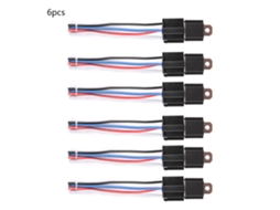 Laxiscreed Kit De Chicote De Relé E Fusível Para Automóvel 12v 30a Compatibility Fácil De Instalar