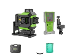 Nível A Laser, 4d 16 Linhas, Brilho Ajustável,set-1-com Receptor