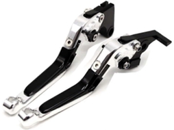 Manivela De Freio E Embreagem Ajustável Para Benelli Tnt125 Tmt135 Prata