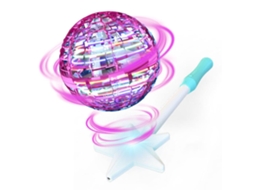 Mali brinquedo Voador Rotativo Indução Led Luminoso Ufo Aeroplano Bola Decompressão