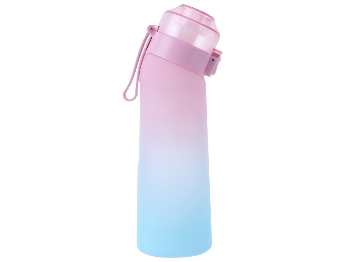 Garrafa de Água Esportiva de 650ml, Feita de Plástico Reutilizável. MDUG (rosa)