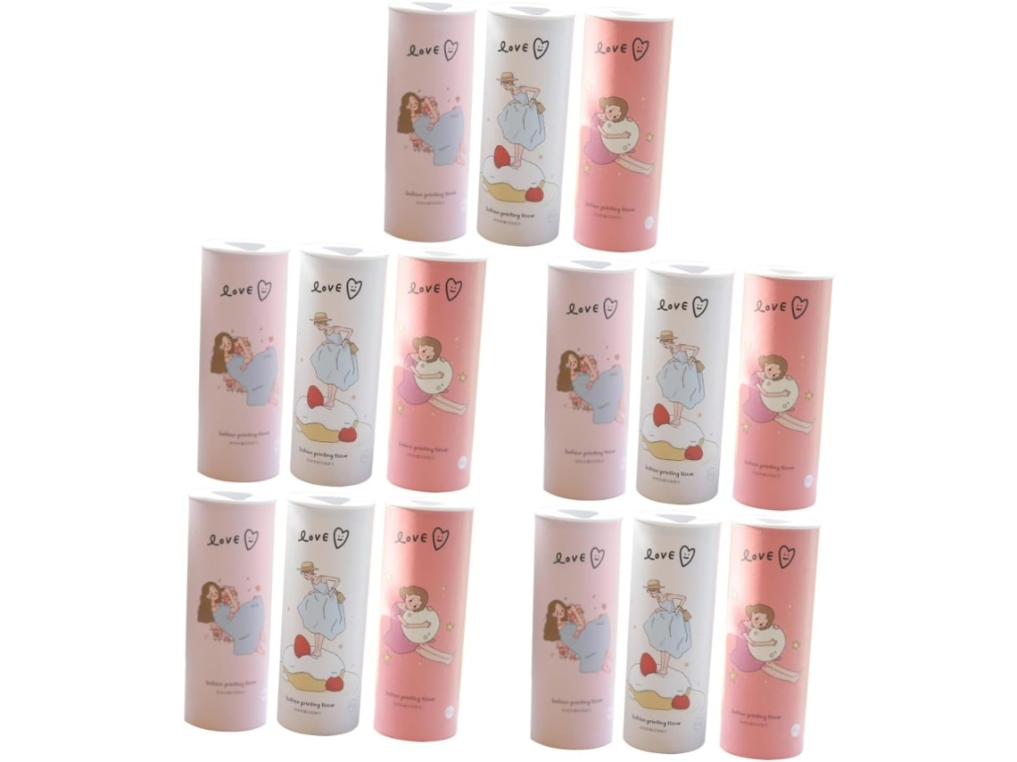 Conjunto De 5 Cilindros Decorativos Para Lenços De Papel, Lenços Faciais Portáteis, Porta-copos, Para Uso Doméstico.