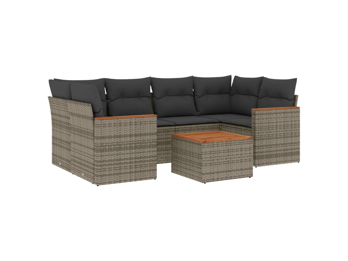 Garden Sofa Set, Garden Sofa Sets Vidaxl Cinzeto Rattan / Vime (n/a)