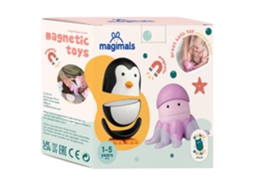 Brinquedos Magnéticos Clics, Brinquedos De Banho Magimals Sealife, Animais