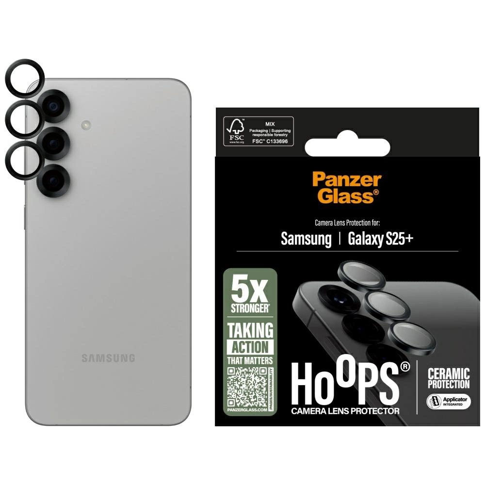PANZERGLASS Cerâmica De Vidro Para Proteção De Lentes Samsung Galaxy S25