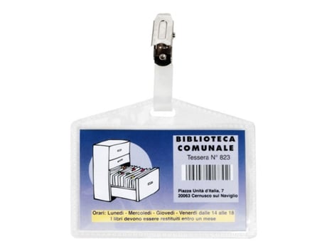 SEI ROTA 318009 Porta-crachá/etiqueta de passagem 100 peças
