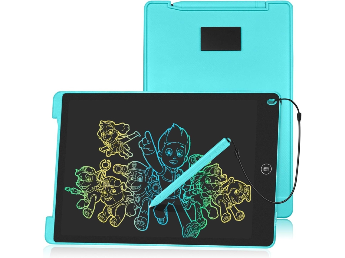 Brinquedo Infantil Para Meninos De 2, 3, 4, 5 E 6 Anos, Quadro Desenho Azul 30 Cm Com Borracha Educativo Crianças Ideal Aniversá Aquaforge