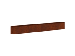 Vidaxl Cama De Jardim Elevada Aço Corten 360 X 40 X 40 Cm