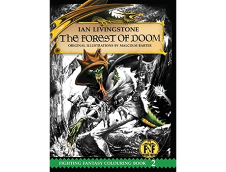Livro The Forest of Doom Colouring Book de Ian Livingstone (Inglês)