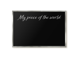 Magnetic Wall Board My Piece Of The World For The Office Espelharte (60x40 Cm)