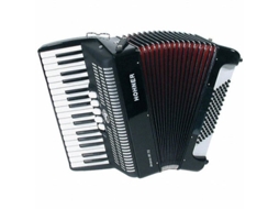 Hohner Acordeão Bravo Iii 72 Baixos Preto