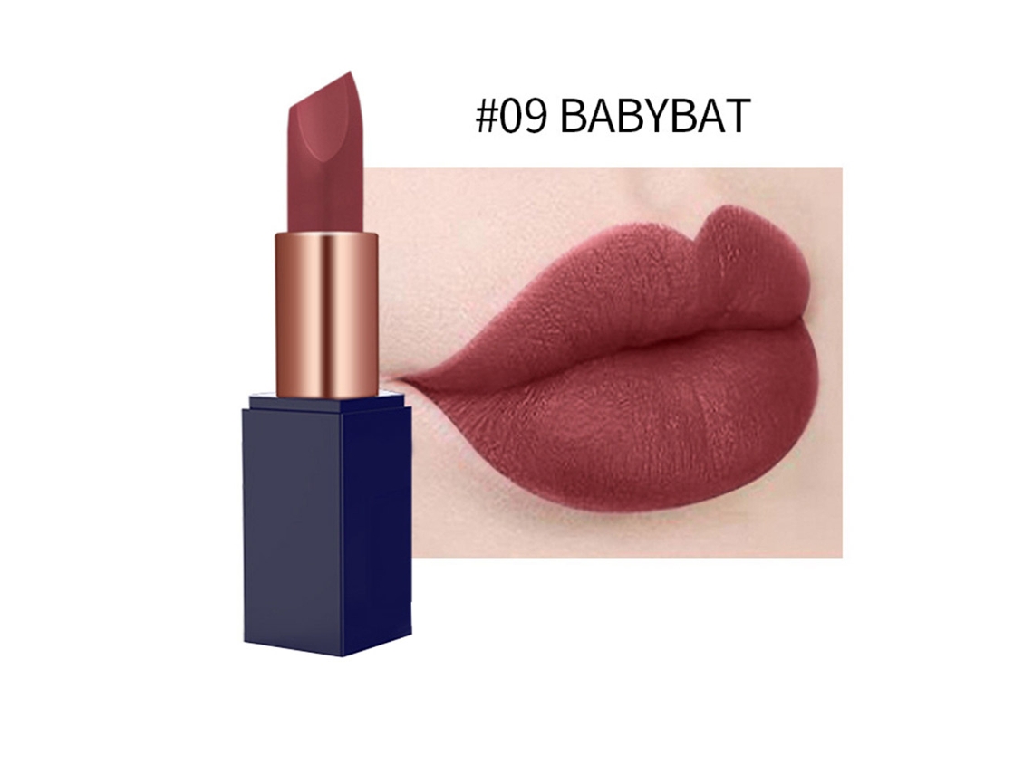 Labial Mate De Terciopelo Suave De Larga Duración Hidratante Herramienta De Maquillaje L19049-09