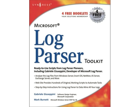 Livro Microsoft Log Parser Toolkit de Gabriele Giuseppini e Mark Burnett (Inglês)