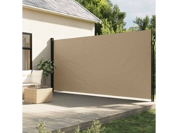 Vidaxl Toldo Lateral Retrátil 200x600 Cm Bege
