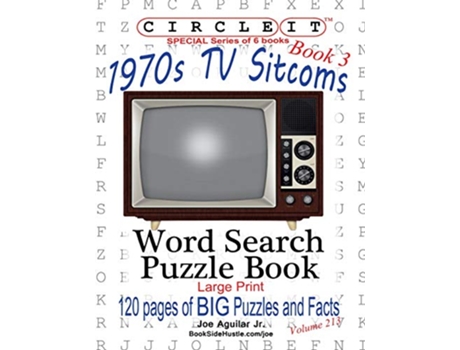 Livro Circle It 1970s Sitcoms Facts Book 3 Word Search Puzzle Book de Lowry Global Media LLC Joe Aguilar Mark Schumacher (Inglês)