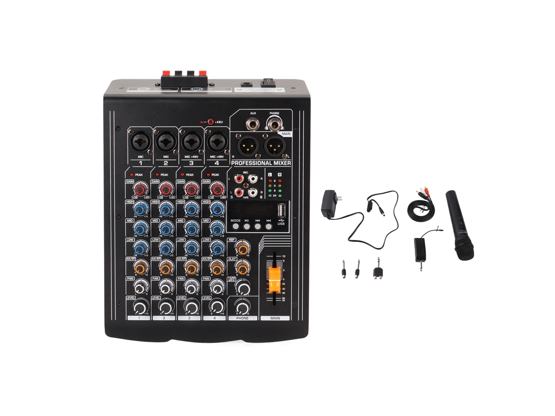 Mixer Profissional 4 Canais Usb LAXISCREED