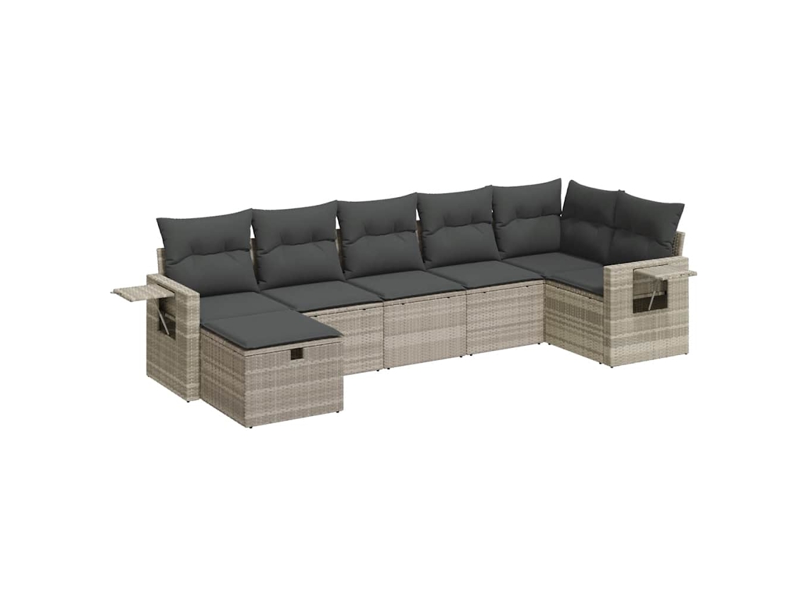 Garden Sofa Set, Garden Sofa Sets Vidaxl Cinzeto Rattan / Vime (n/a)