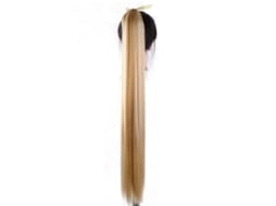 Rabo De Cavalo Longo Liso 32 Polegadas, Extensão De Cabelo Sintético Resistente Ao Calor, Peça Para Mulher