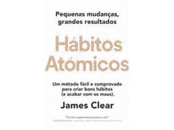 Livro Hábitos Atómicos de James Clear (Português)