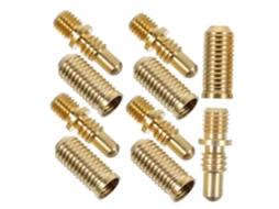 Conjunto Villcase Com 5 Parafusos De Latão Para Juntas E Extensões
