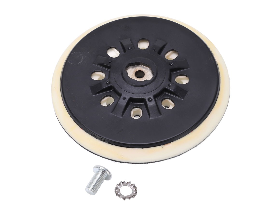 Placa De Apoio Para Polidor Com 17 Buracos De Pu Resistente Ao Desgaste, Gancho E Loop Para Automóveis E Móveis