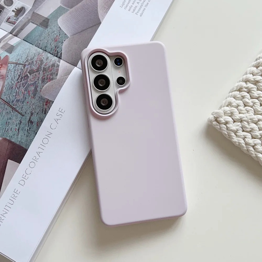 (roxo Claro, Galaxy A57) Capa De Celular Em Silicone Líquido, Macia, Ultrafina E Resistente A Quedas.