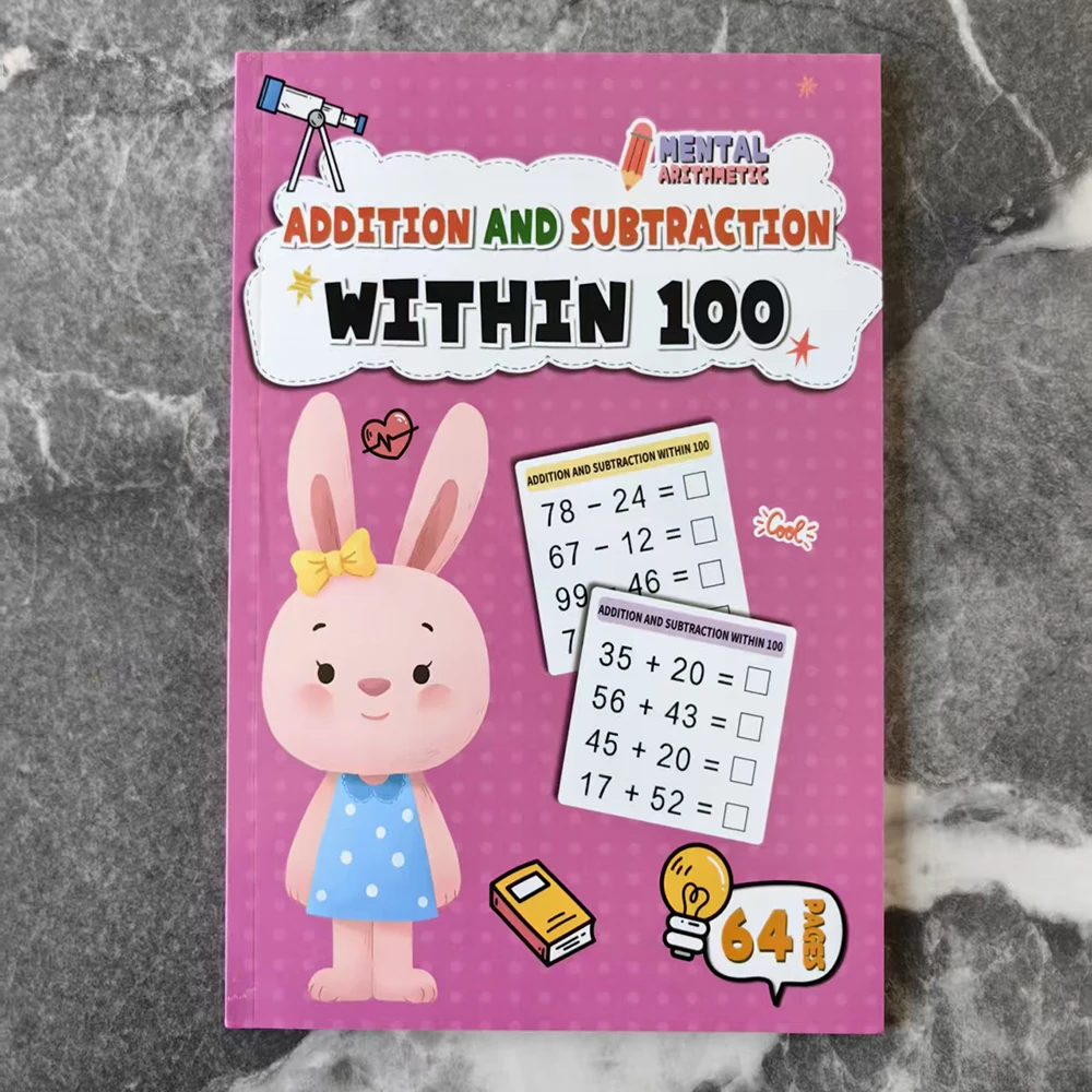 Livros de Exercícios de Matemática para Crianças, Ferramentas para Melhorar o Aprendizado da Matemática MDUG (até 100)