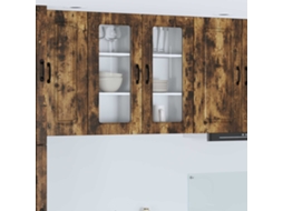 Vidaxl Painel De Lava-louça Kalmar Carvalho Defumado 40 X 31 X 80 Cm