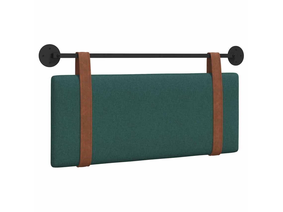 Conjunto 1 Cabeceira Suspensa Vidaxl Verde Couro Sintético (110 X 55 X 5 Cm)
