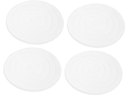Abaodam 4-almofadas Protetoras Redondas De Silicone Para Pés Móveis, Antiderrapantes, Ideais Para Pisos De Madeira E